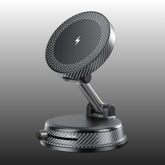 Rotating Magnetic Car Phone Holder with Wireless Charging