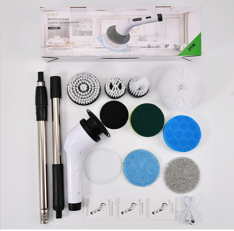 The Nebula Scrubber: High-Torque Electric Cleaning Wand
