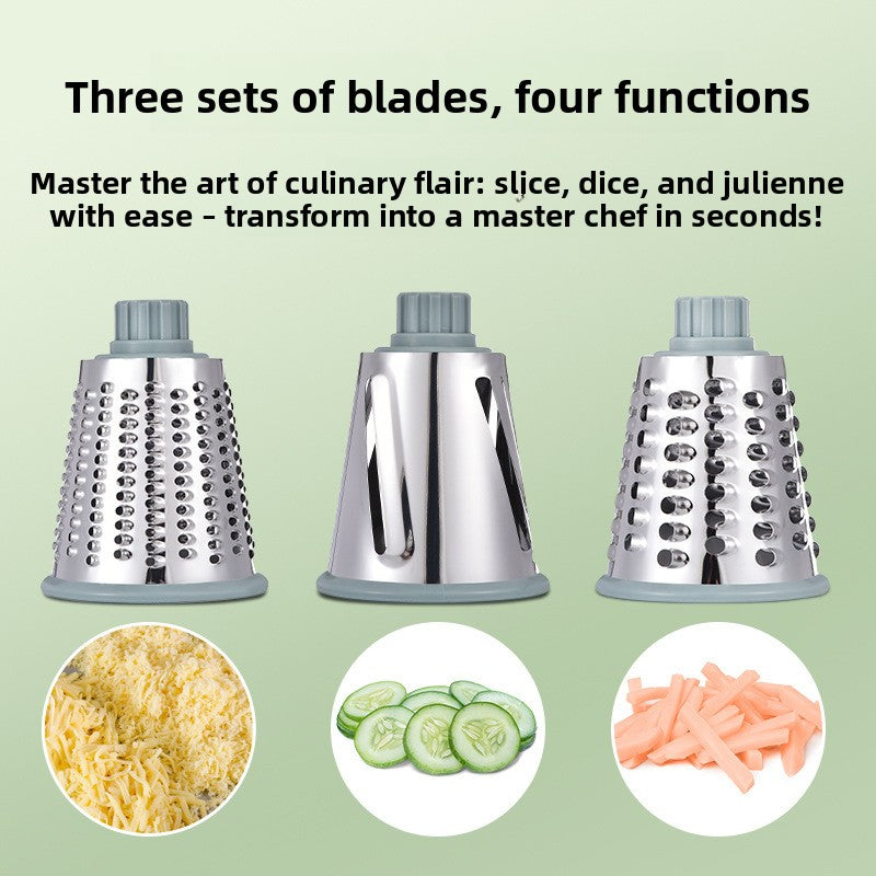 Hand-Cranked Cheese & Vegetable Grater